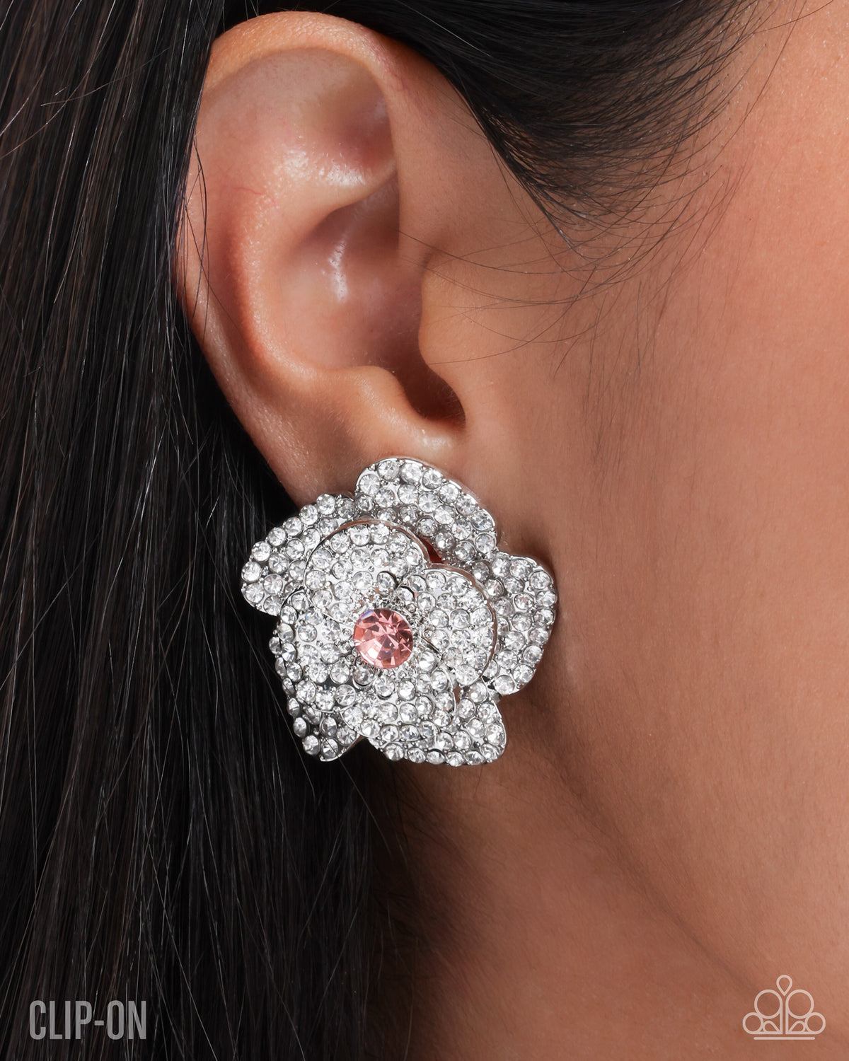 Shimmery Surety Earrings - Pink