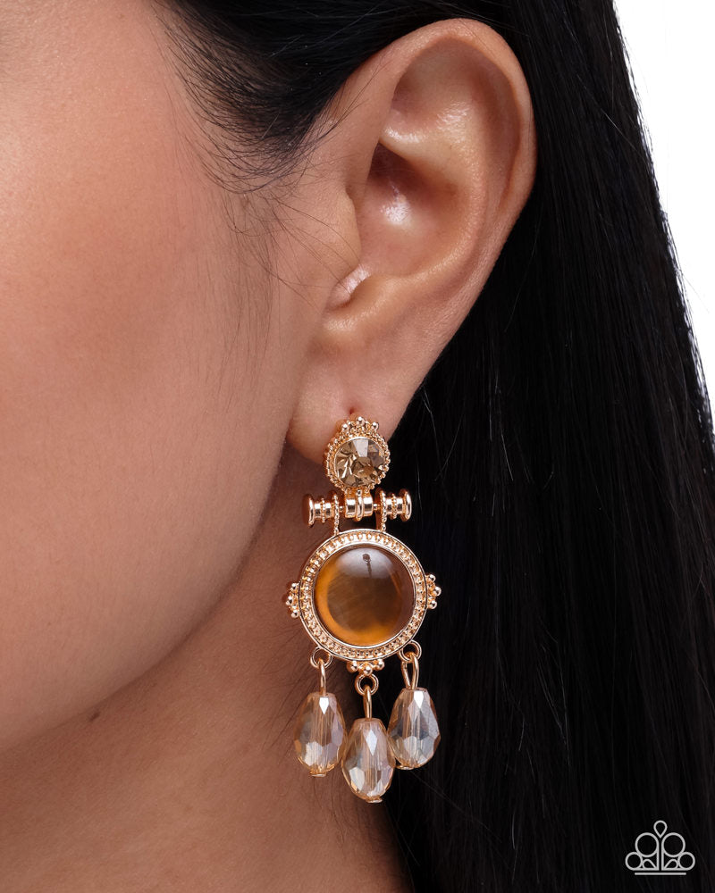 Easygoing Elevation Earrings - Brown