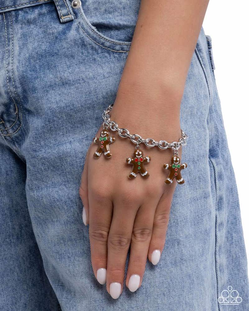 Gingerbread Glitz Bracelet - Brown image 3