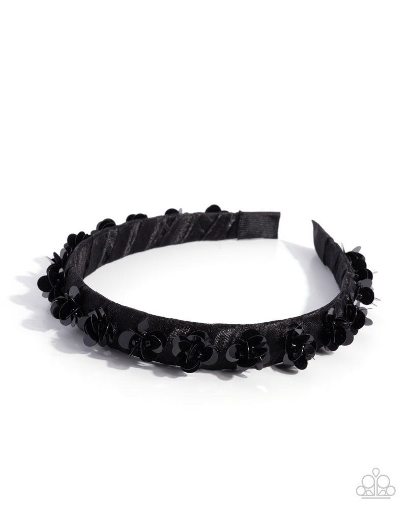 Floral Film - Black | Paparazzi Accessories