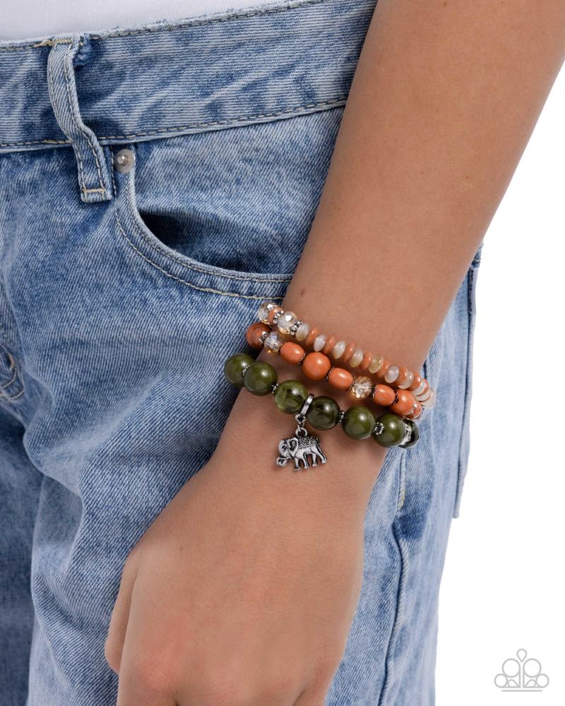 Elite Elephant - Green | Paparazzi Accessories