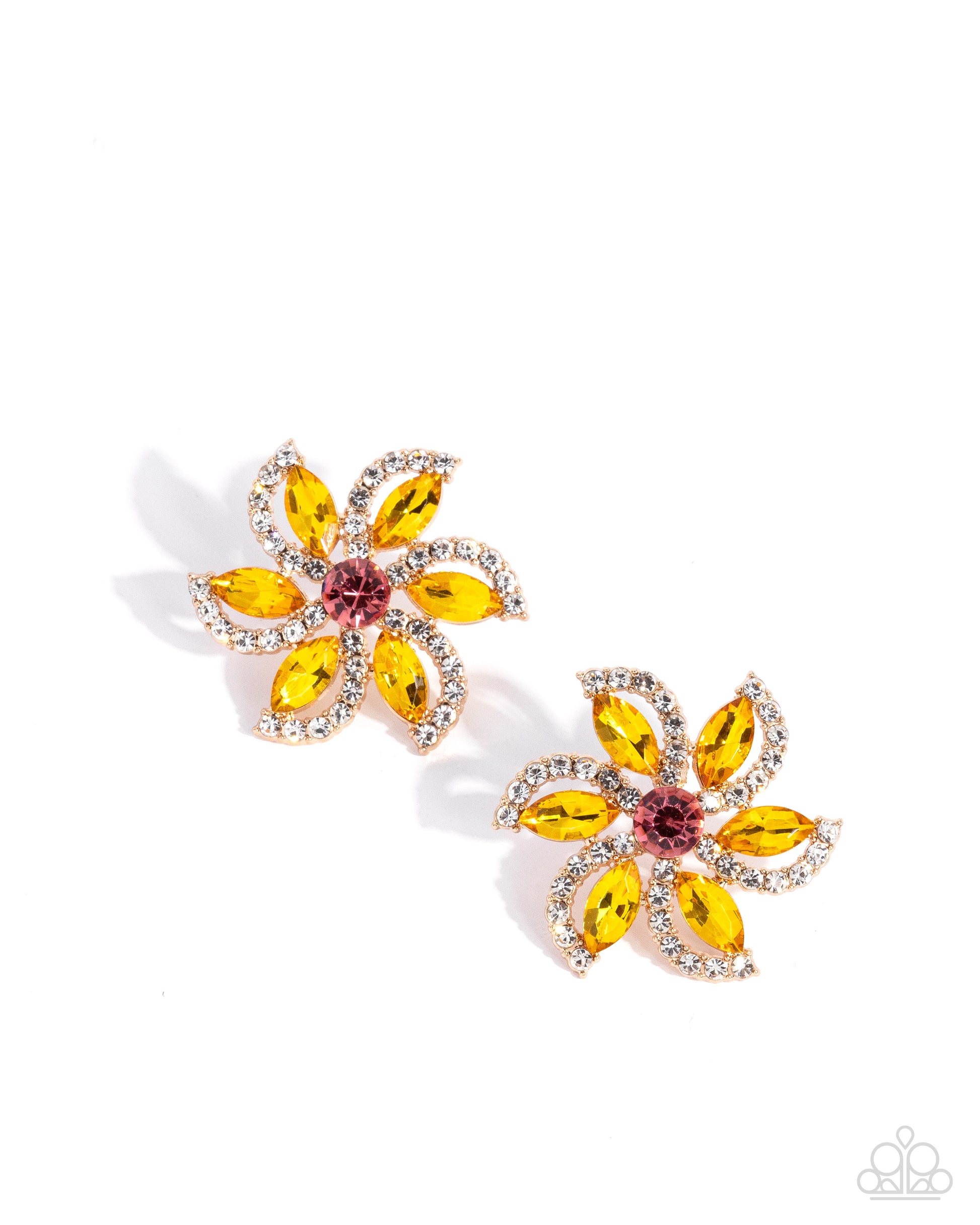 Blooming Belief Earrings - Multi | Paparazzi Accessories image 3