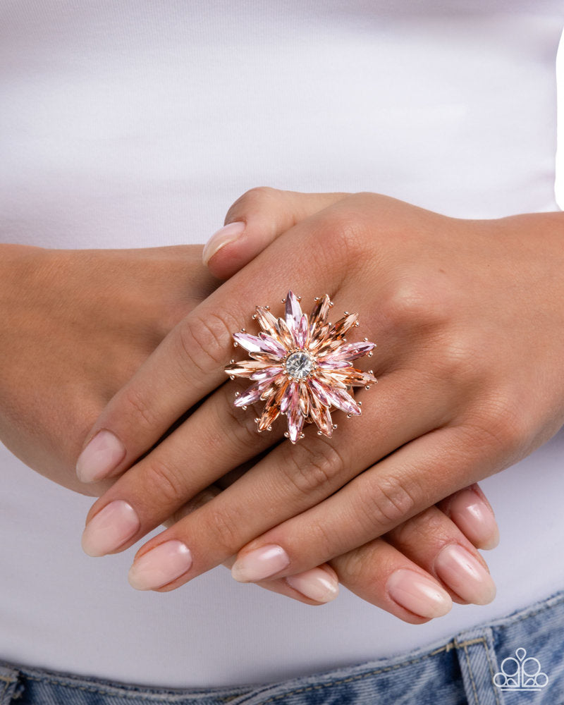 Blooming Bundle Ring - Pink