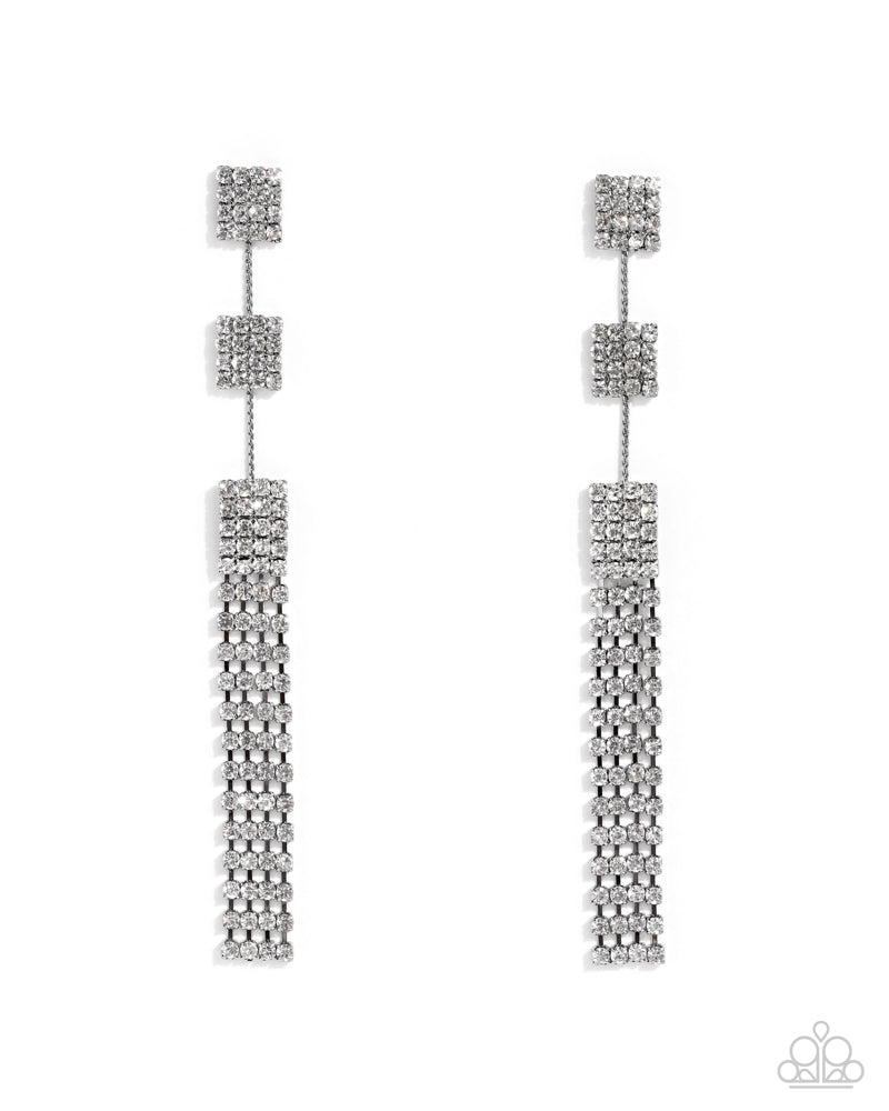 Fiercely Free-Falling Earrings - Black image 2