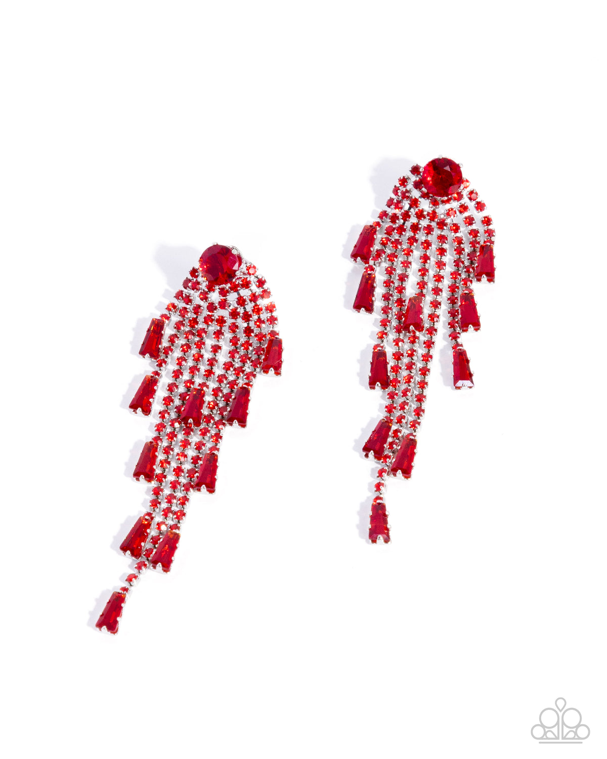 Graduated Glam - Red | Paparazzi Accessories