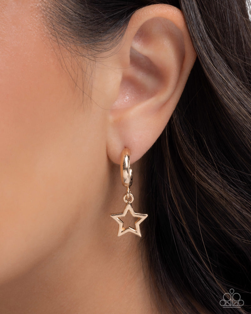 Stellar Start Earrings - Gold