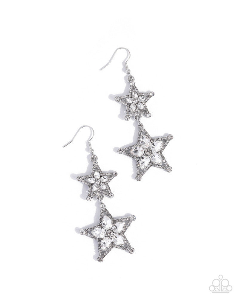 Glittery Galaxy - White | Paparazzi Accessories