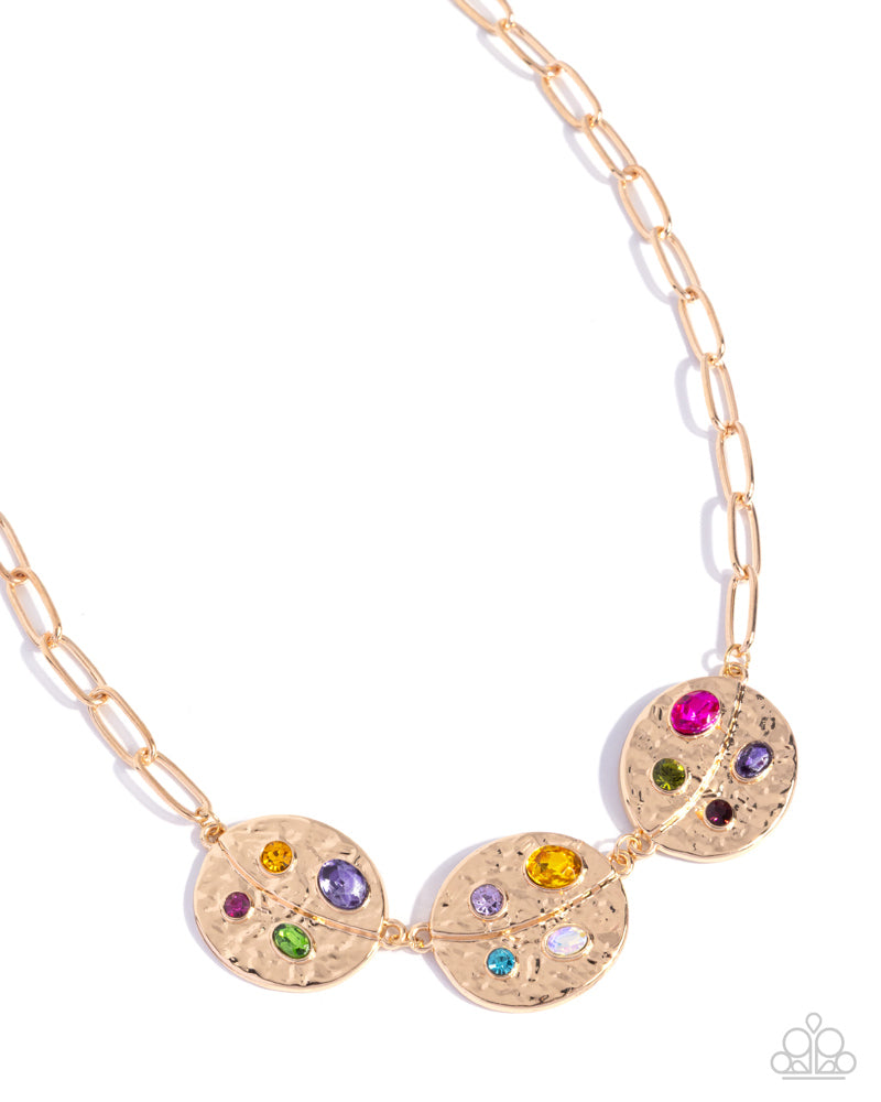 Polished Past Necklace - Multi | Paparazzi Accessories image 3