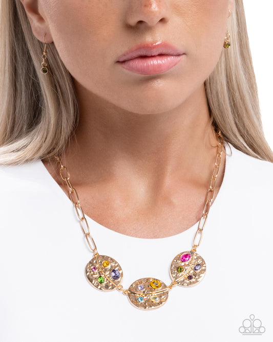 Polished Past Necklace - Multi | Paparazzi Accessories image 5