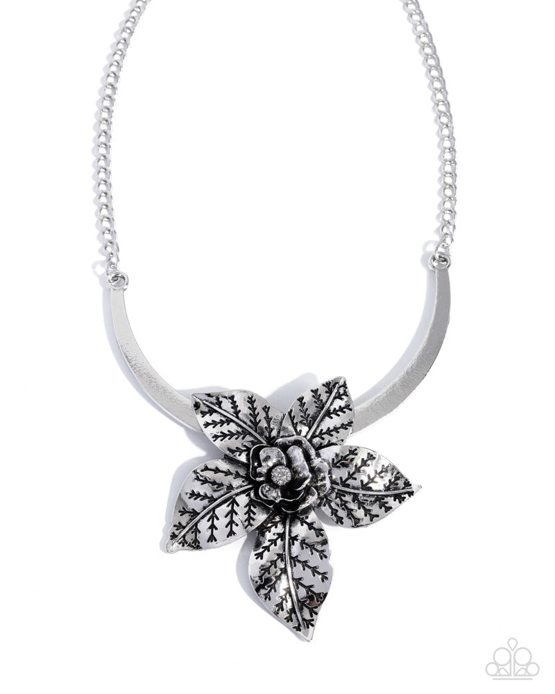 Botanical Broadcast Necklace - Silver image 2