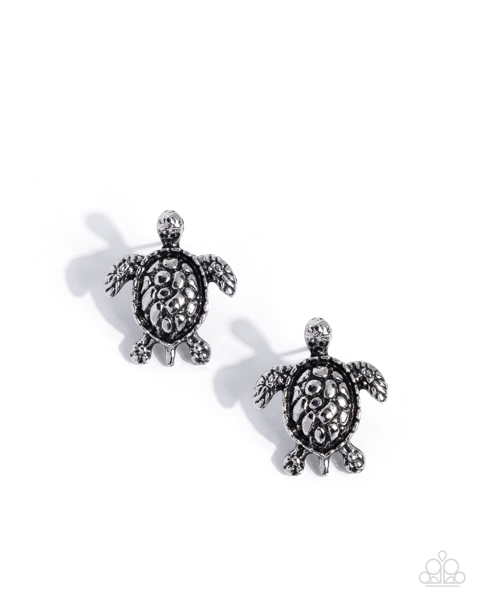 Turtle Taste Earrings - Silver image 2