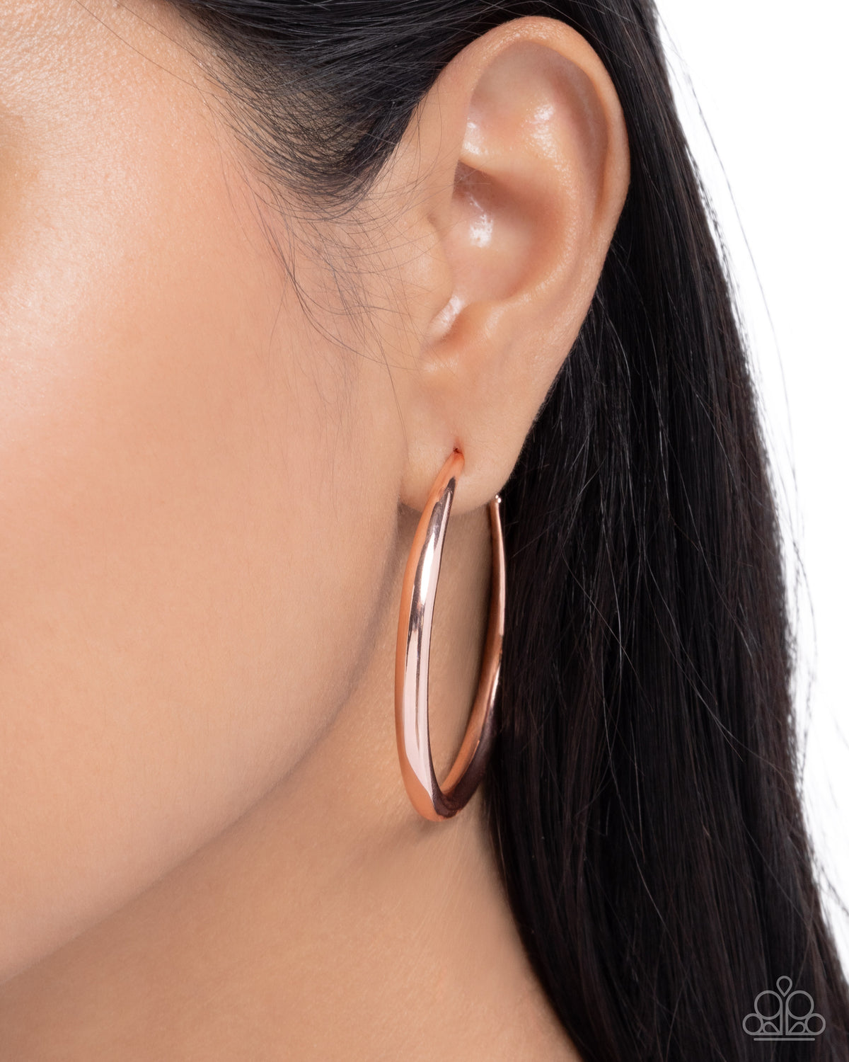 Basic Business Earrings - Copper | Paparazzi Accessories image 4
