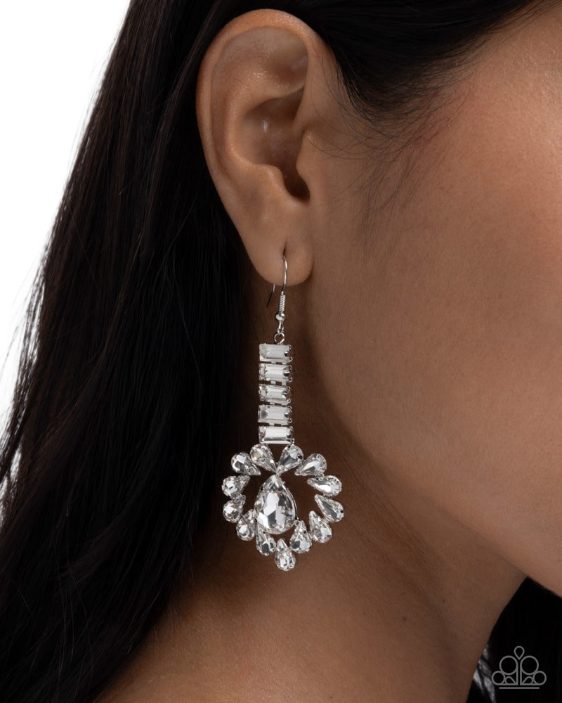 Bright Balance Earrings - White