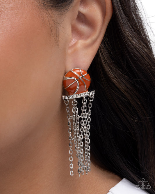Slam Dunk Shimmer - Orange | Paparazzi Accessories