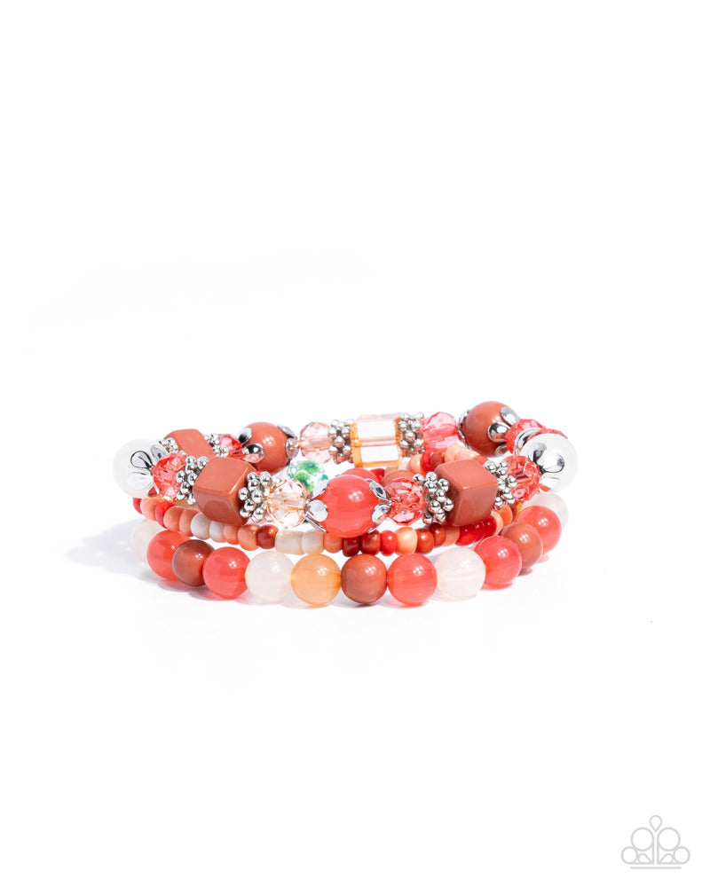 Angelic Array - Orange | Paparazzi Accessories