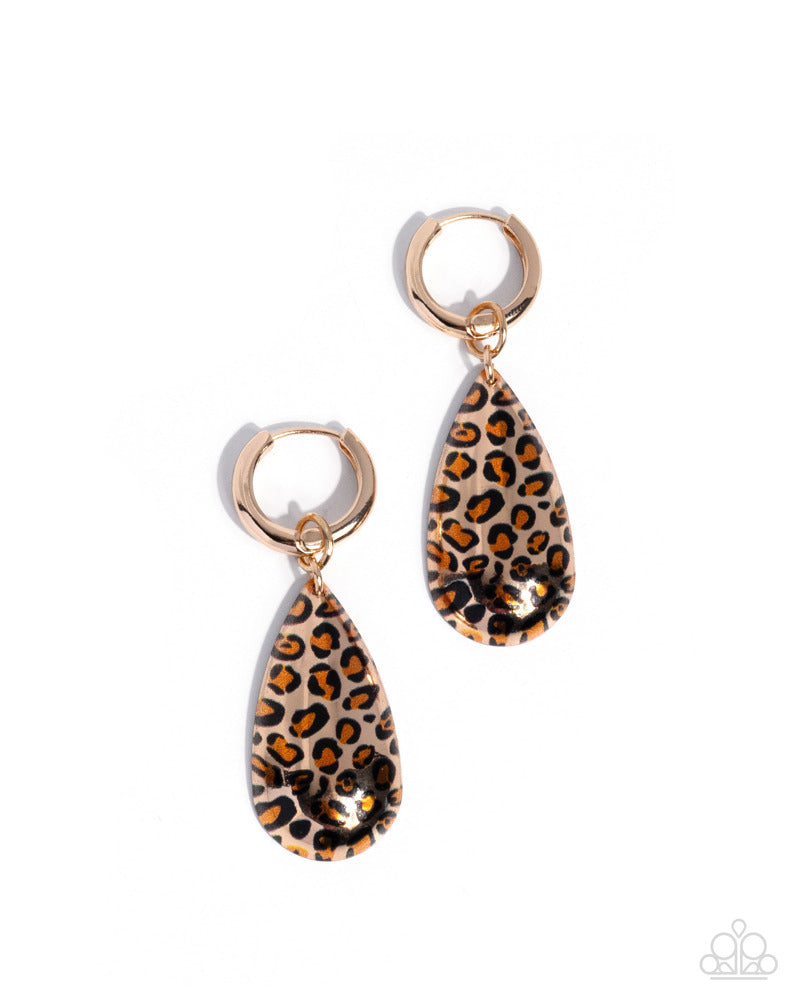 Caged Cheetah - Gold | Paparazzi Accessories