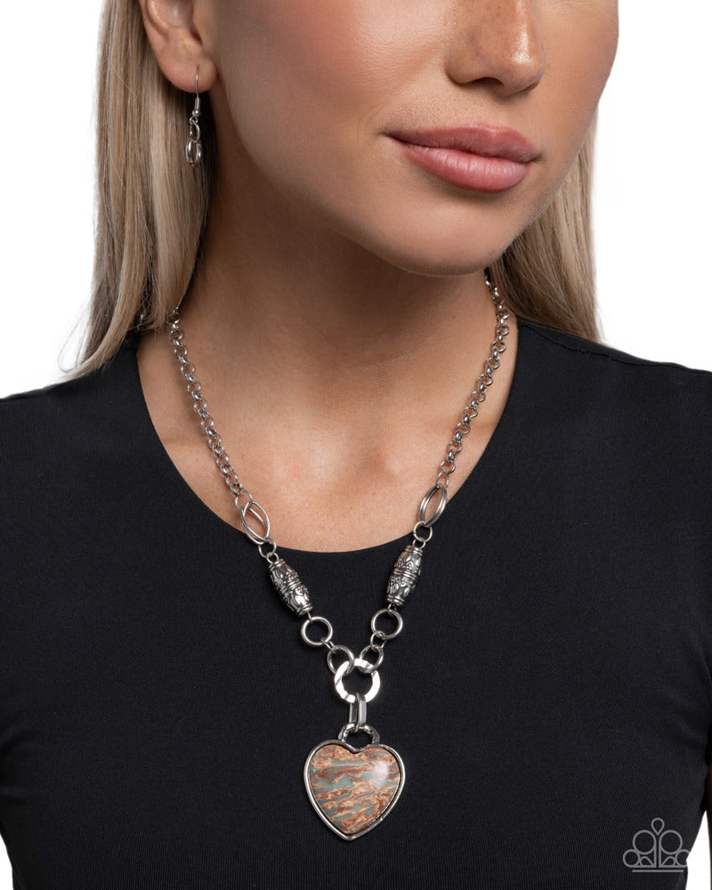 Suitable Stones Necklace - Multi | Paparazzi Accessories image 3