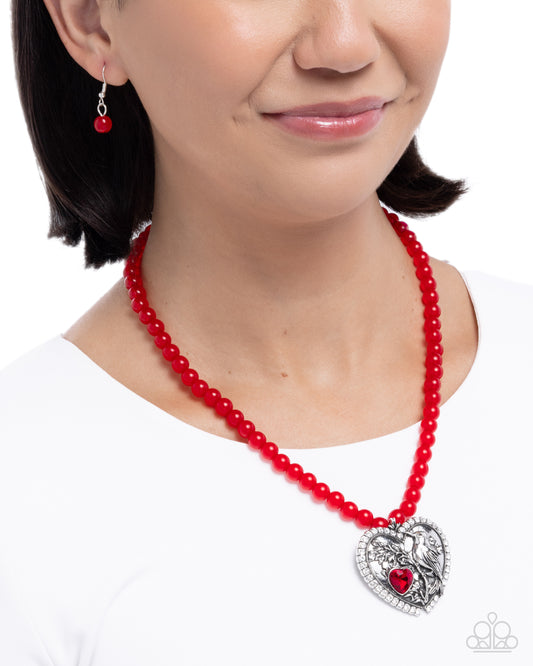 Heartfelt Hummingbird - Red