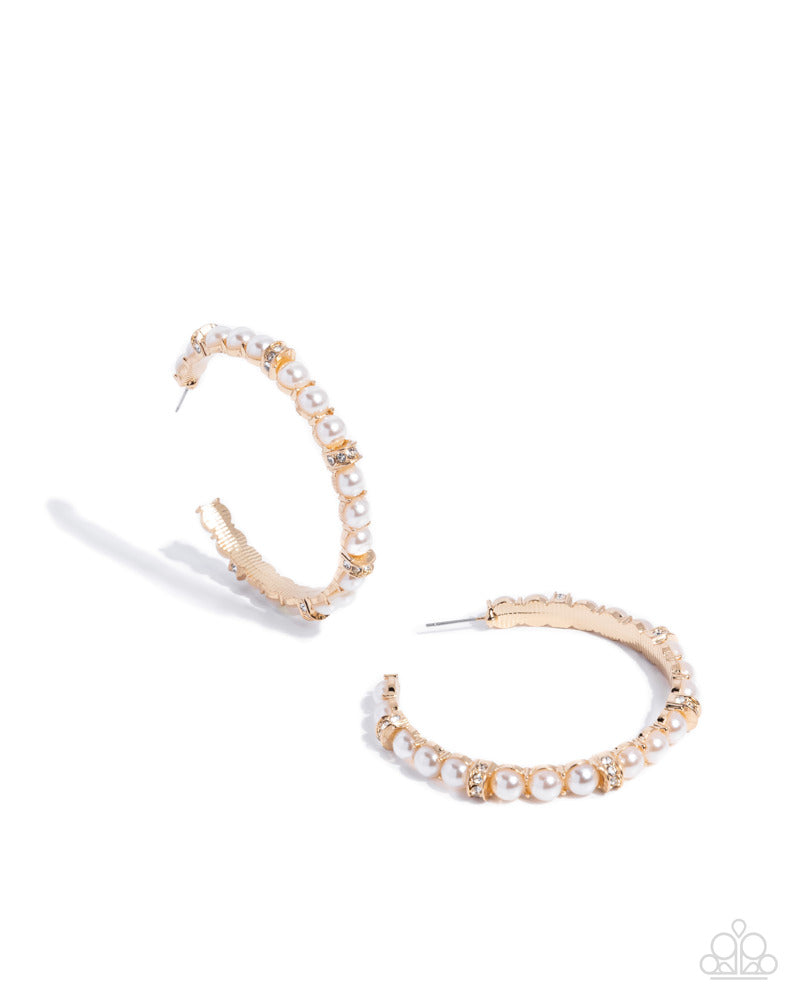 Classical Ballet Earrings - Gold image 2