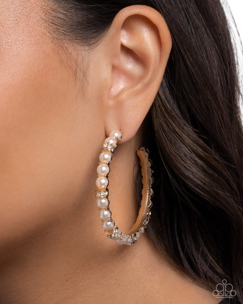 Classical Ballet Earrings - Gold