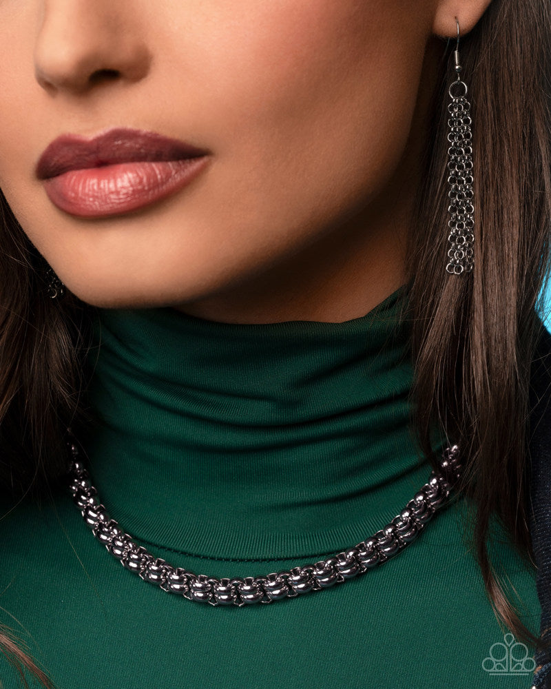 Double Demand - Silver | Paparazzi Accessories