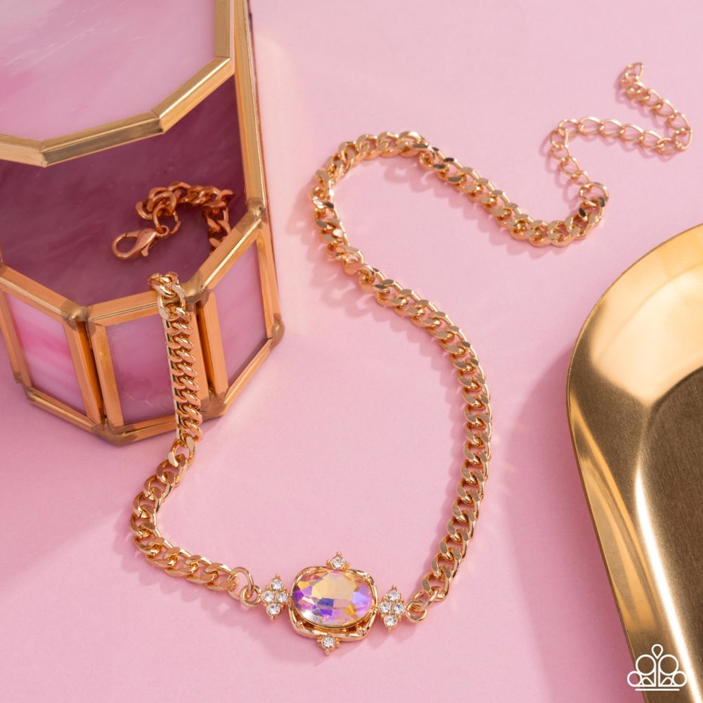 Majestic Memory Necklace - Yellow | Paparazzi Accessories