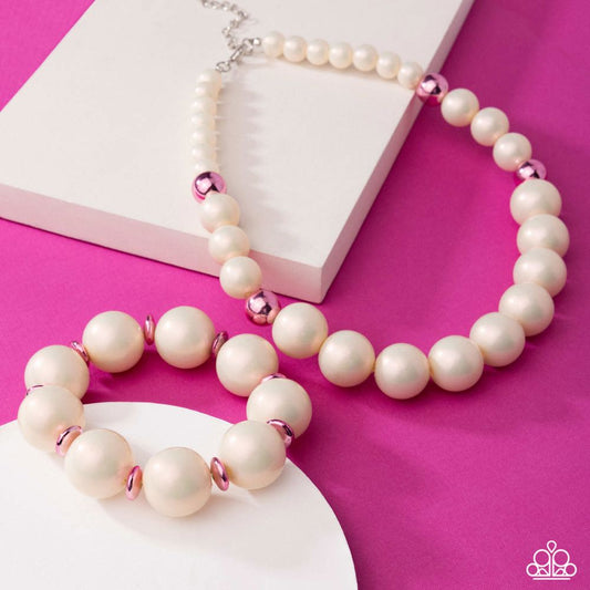 Pearl Platoon Necklace - Complete Look