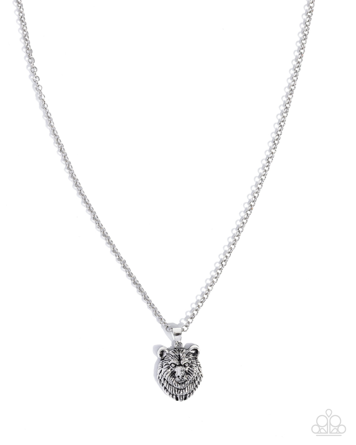 Bear Hug - Silver | Paparazzi Accessories