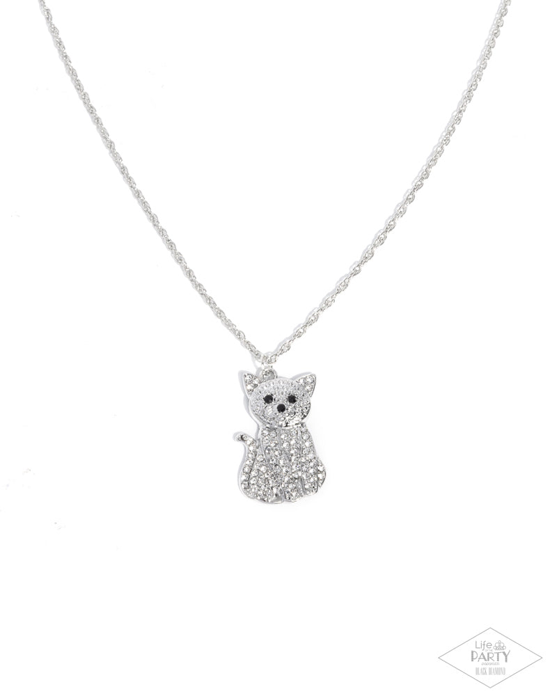 Cat Call Necklace - White image 2