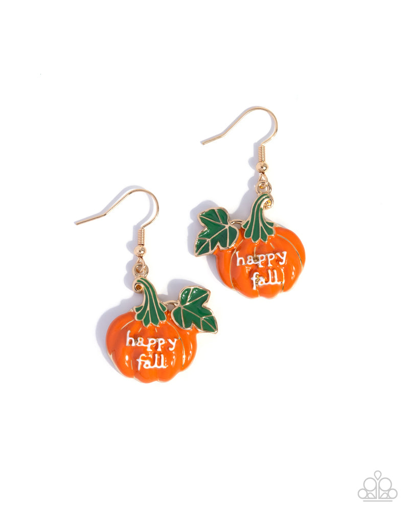 Autumn Affair Earrings - Orange image 2