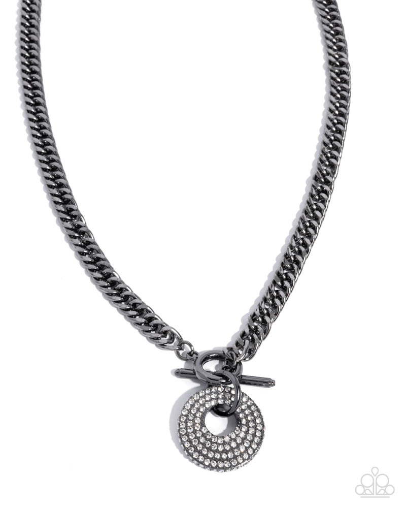 Breathlessly Bold - Black | Paparazzi Accessories