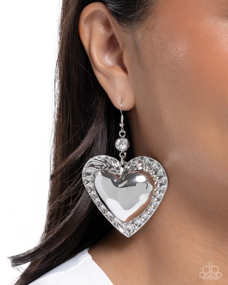 Smitten Sheen Earrings - White