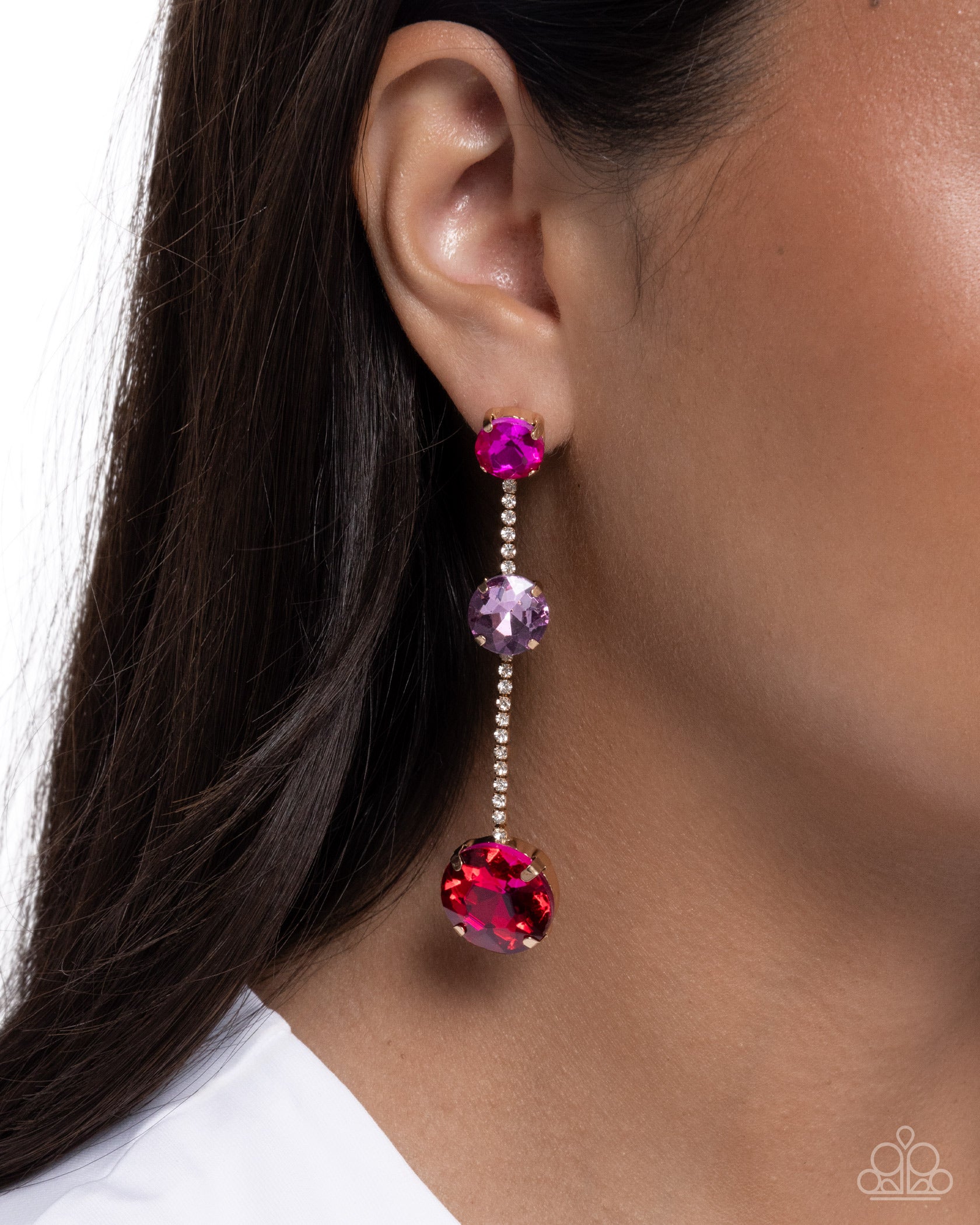 Lost in Chic Earrings - Pink