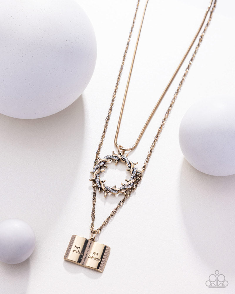 Forgiven in Faith Necklace - Gold
