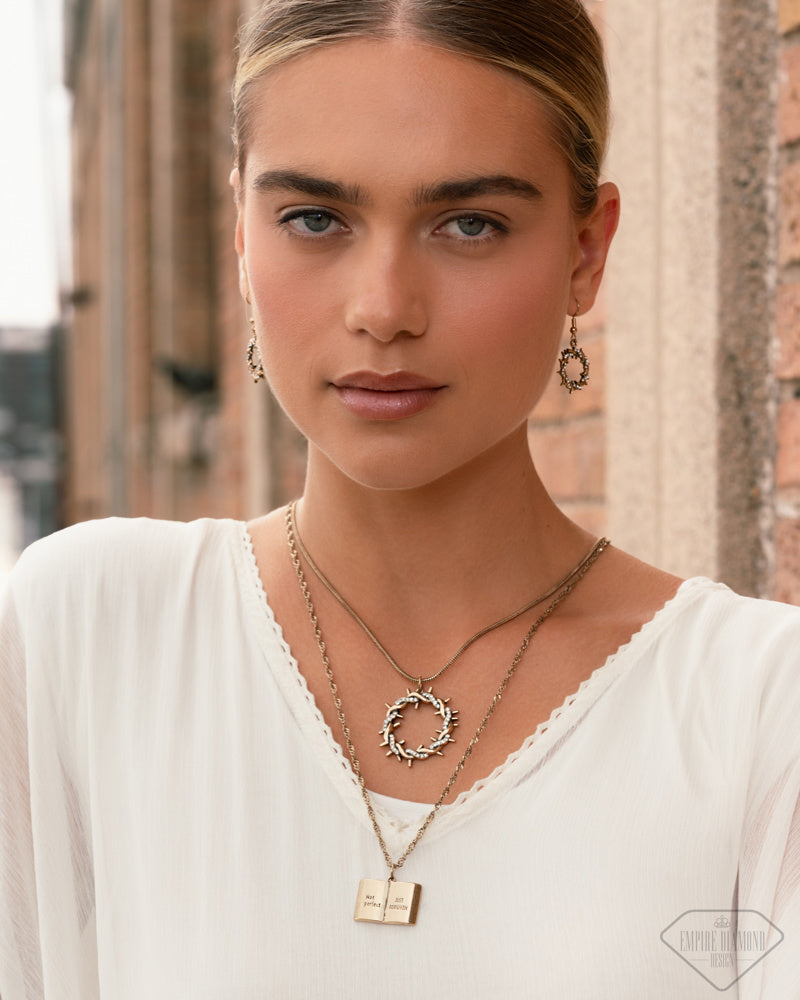 Forgiven in Faith Necklace - Gold image 5