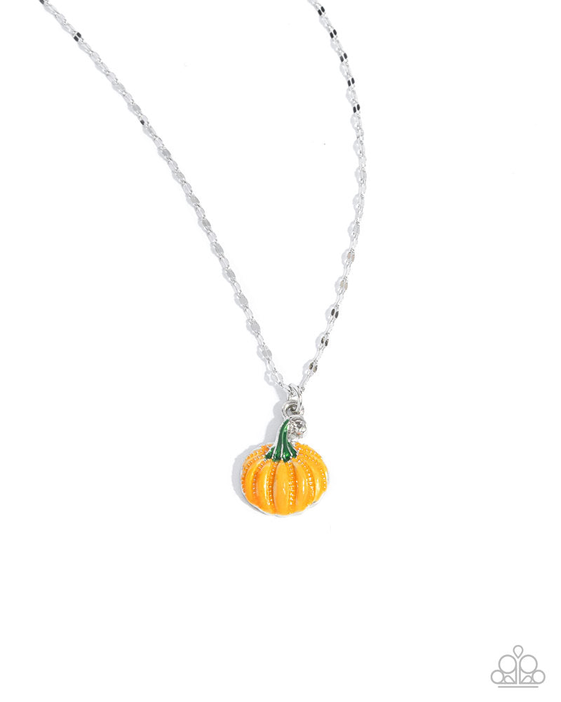 Pumpkin Patch Necklace - Orange image 2
