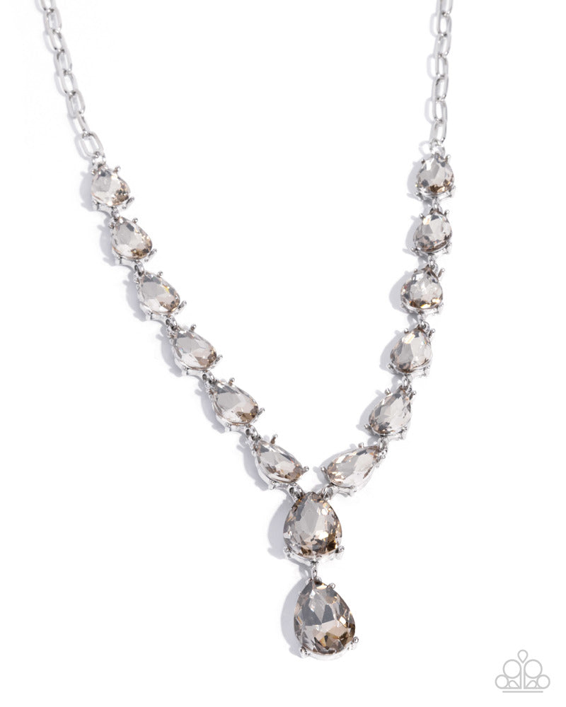 Gratifying Gems Necklace - Brown | Paparazzi Accessories image 2