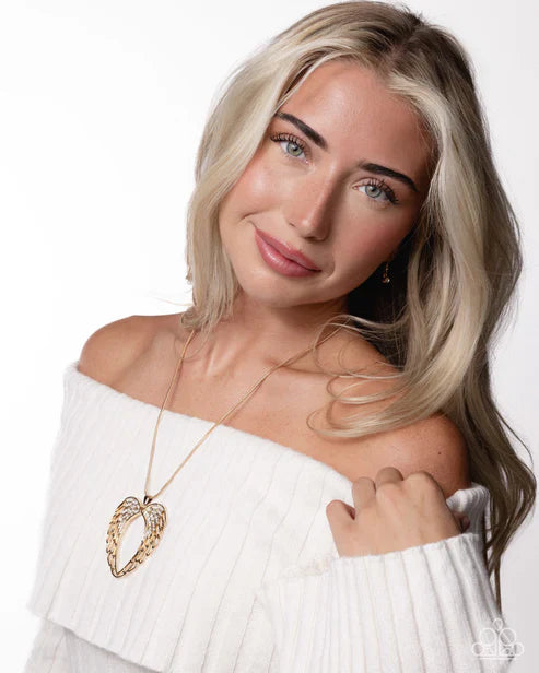 Angelic Accuracy - Gold Necklace - September 2025 LOP
