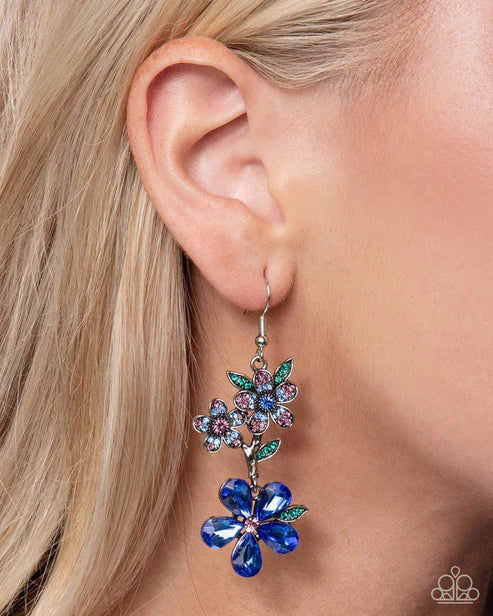 Breathtaking Bloom - Blue Earrings - September 2025 LOP