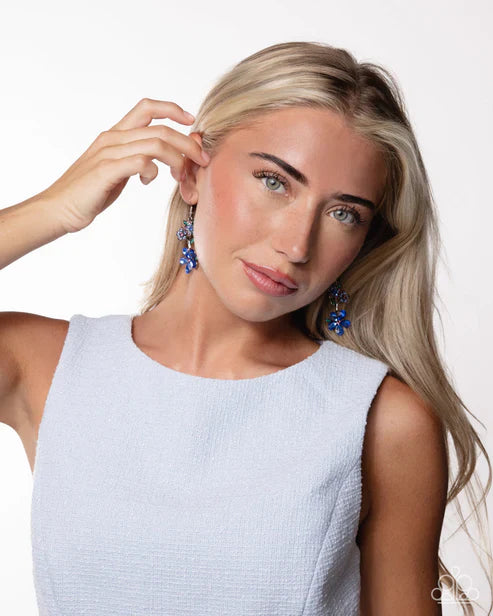 Breathtaking Bloom - Blue Earrings - September 2025 LOP