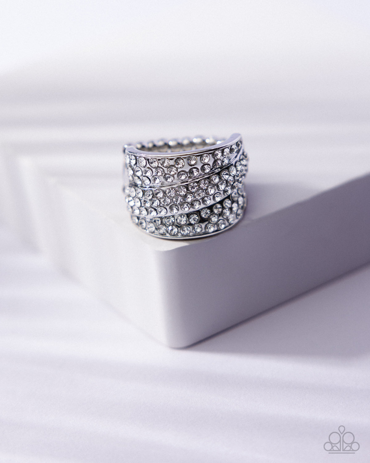 The Millionaires Club Ring - White | Paparazzi Accessories