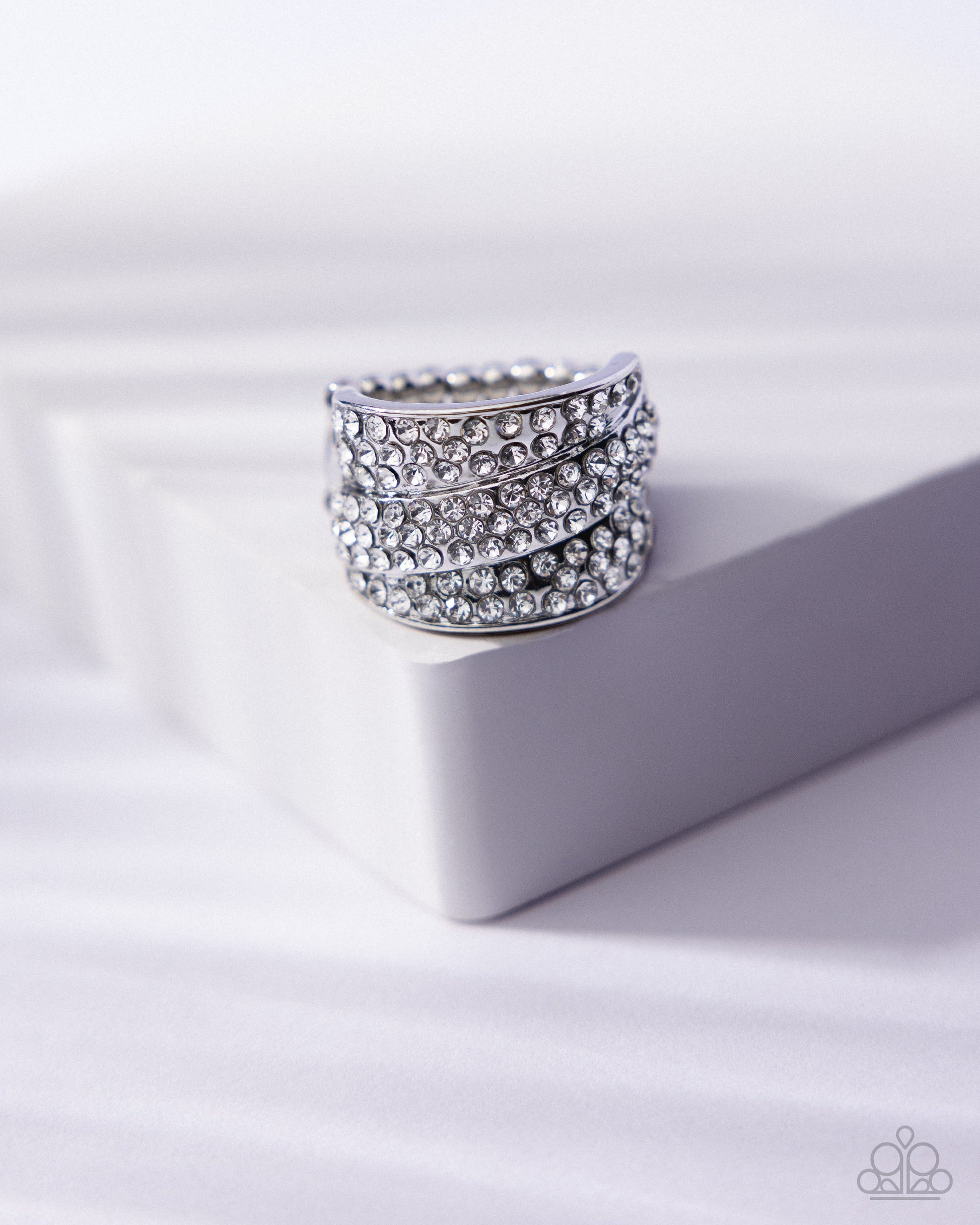 The Millionaires Club Ring - White | Paparazzi Accessories
