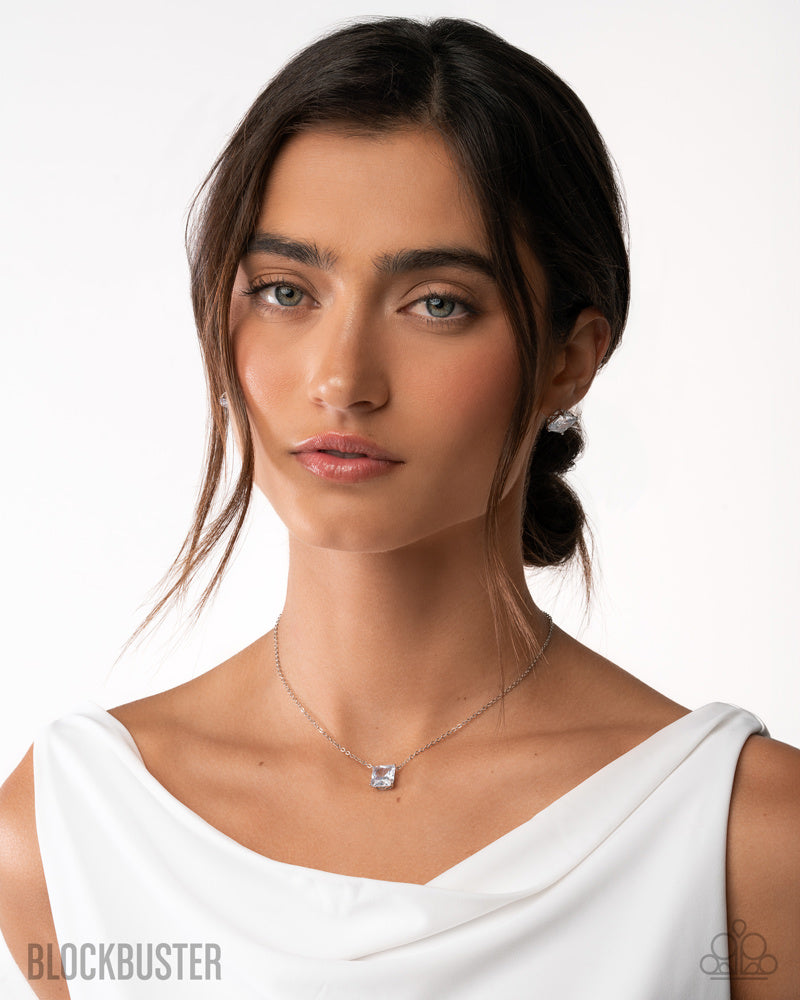 GLOW Time Earrings - White image 4