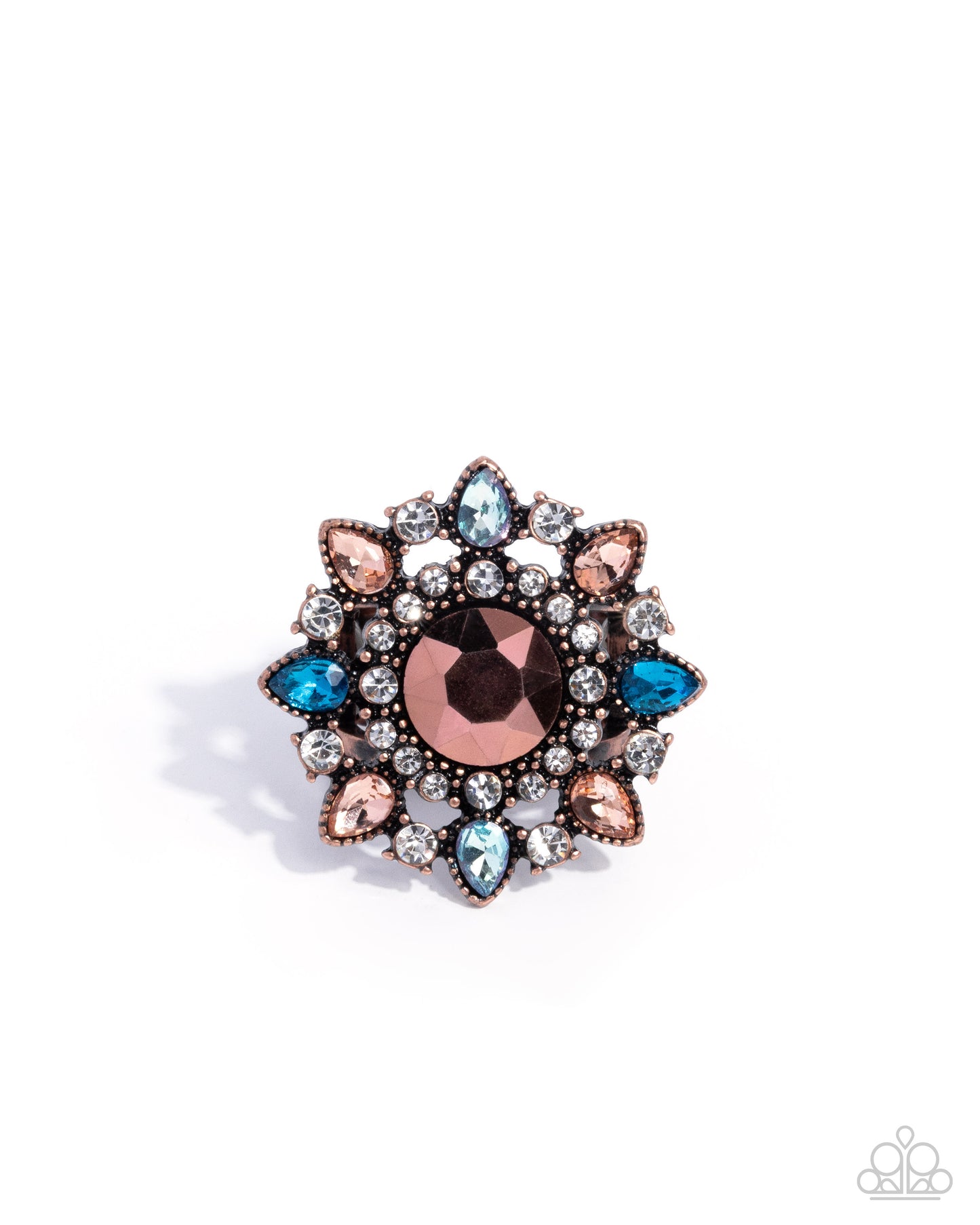 Glittery Gamble Ring - Copper image 2