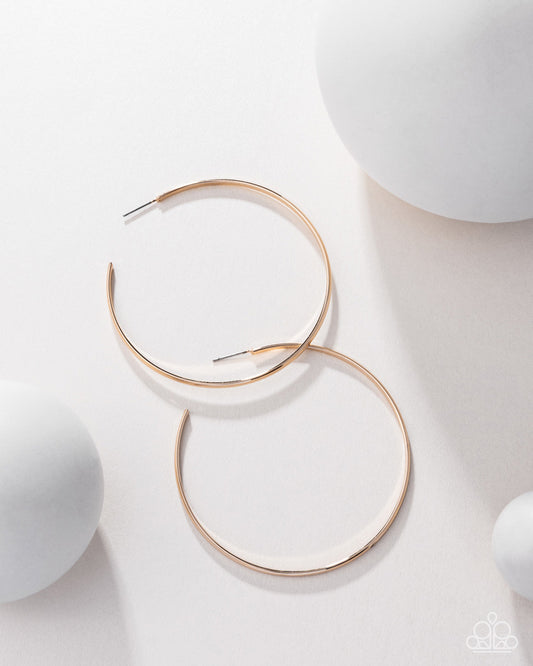 Basic Bombshell Earrings - Gold