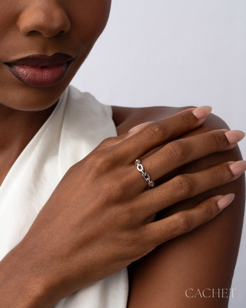Entwined Ring - Rhodium image 3