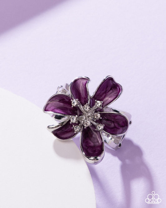 Painted Party Ring - Purple
