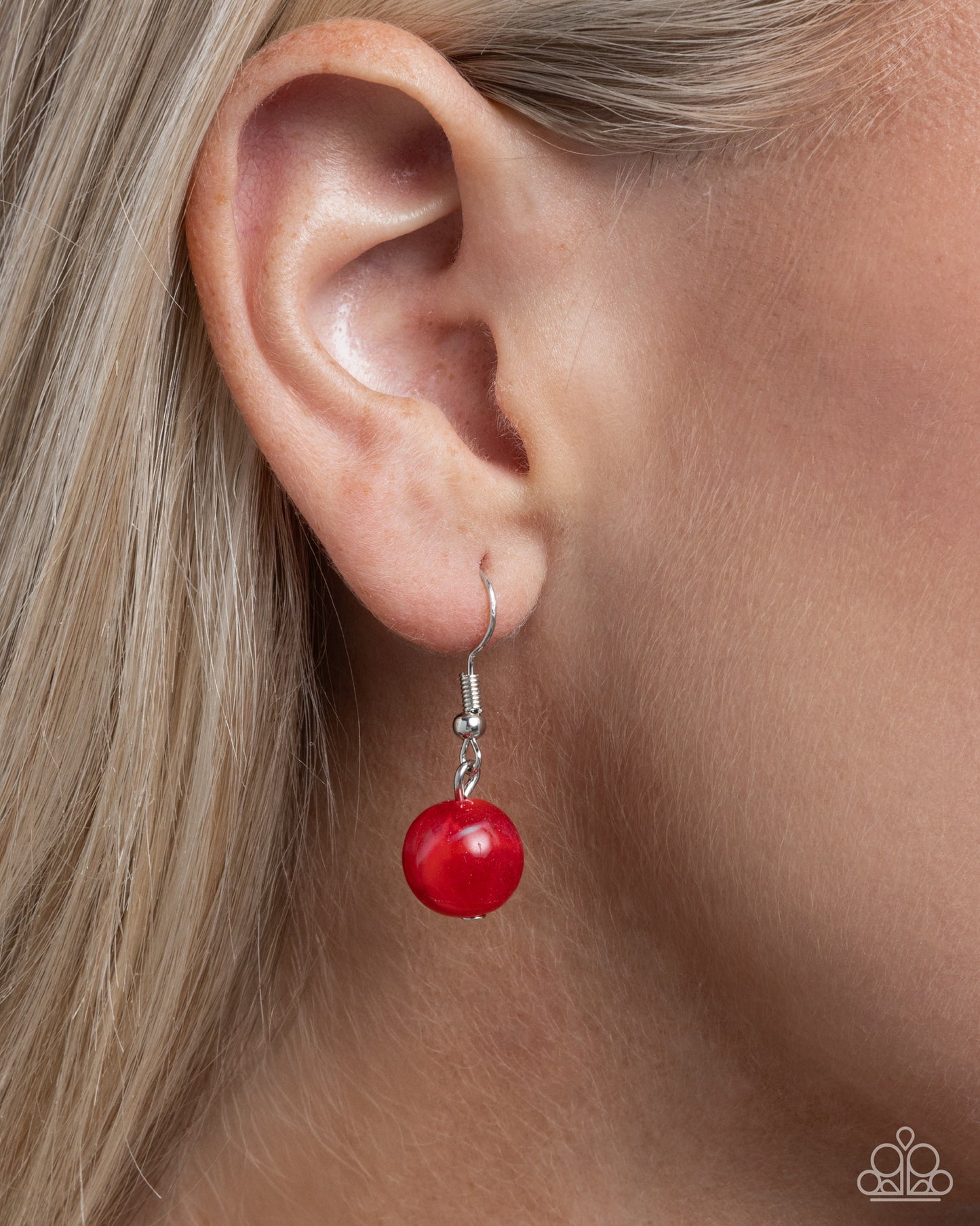 Serendipitous Statement Necklace - Red image 4