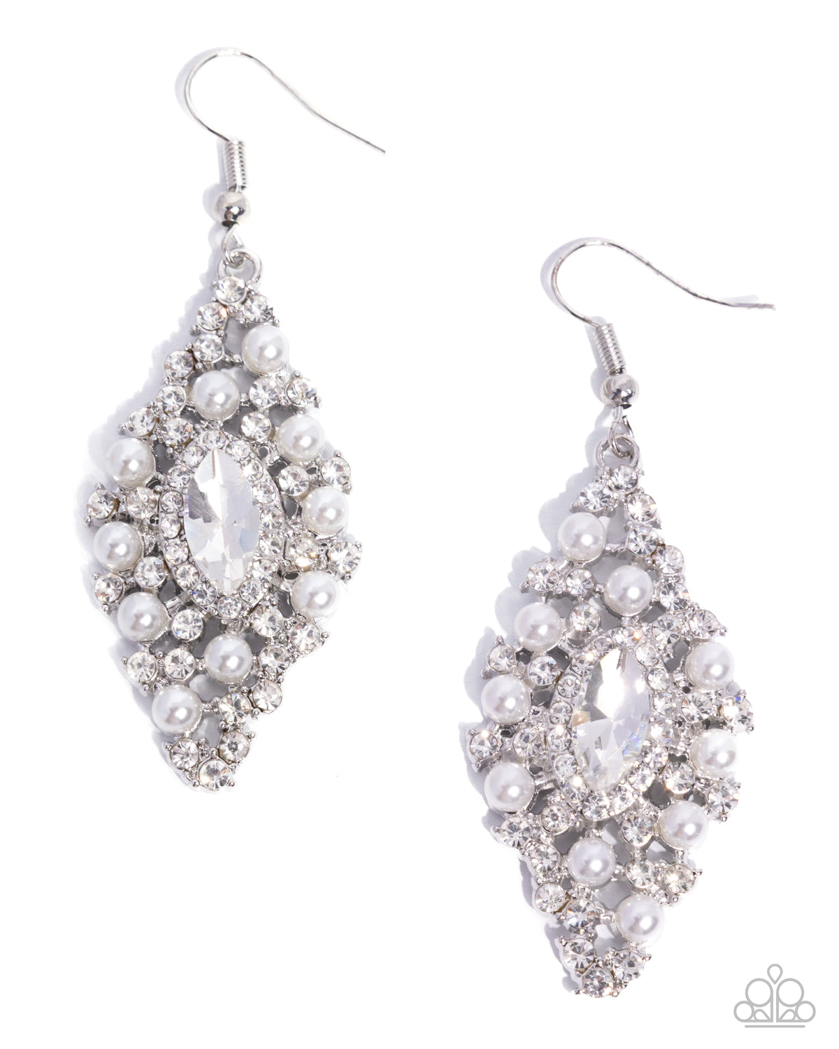 Palatial Promenade - White | Paparazzi Accessories