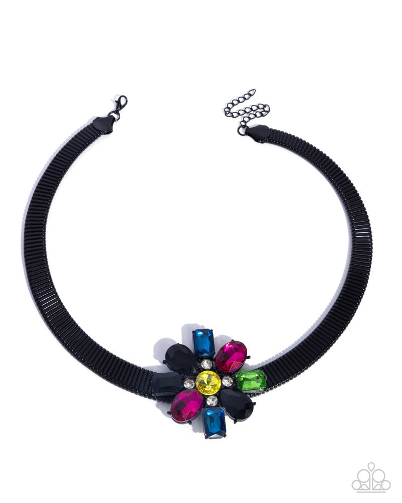 Forward Florals - Black | Paparazzi Accessories